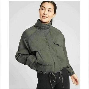 Athleta canopy parachute cropped jacket